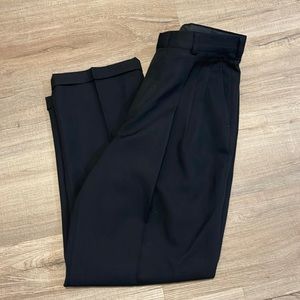 Mens black dress suit pants